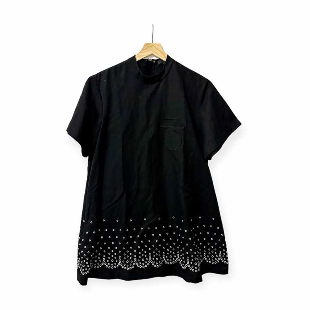 Alexander Wang Black Mini Dress with Studs, Size … - image 2