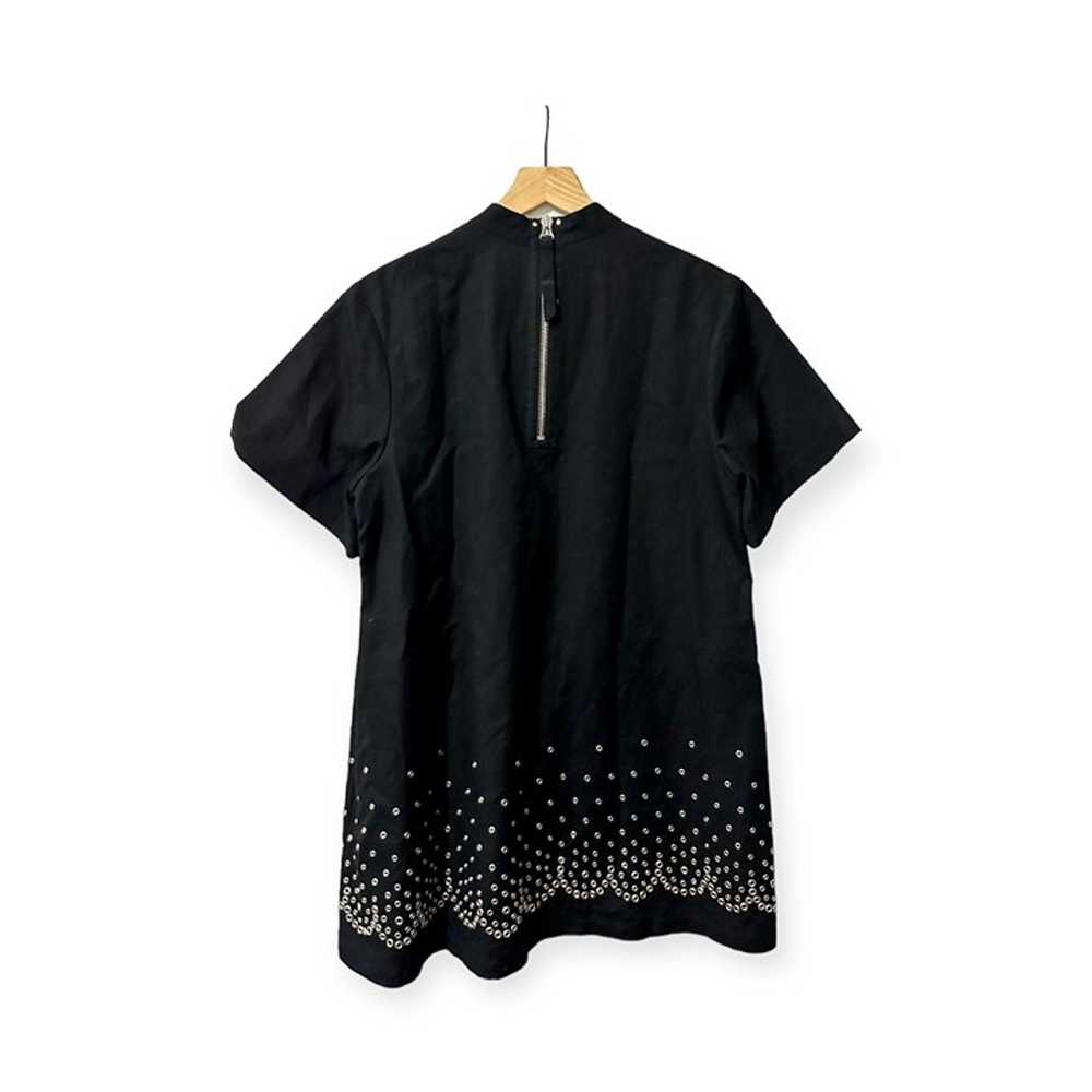 Alexander Wang Black Mini Dress with Studs, Size … - image 3