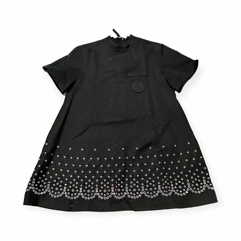 Alexander Wang Black Mini Dress with Studs, Size … - image 4