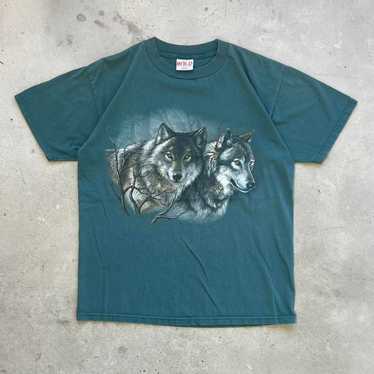 Animal Tee × Streetwear × Vintage Vintage 90s Wol… - image 1