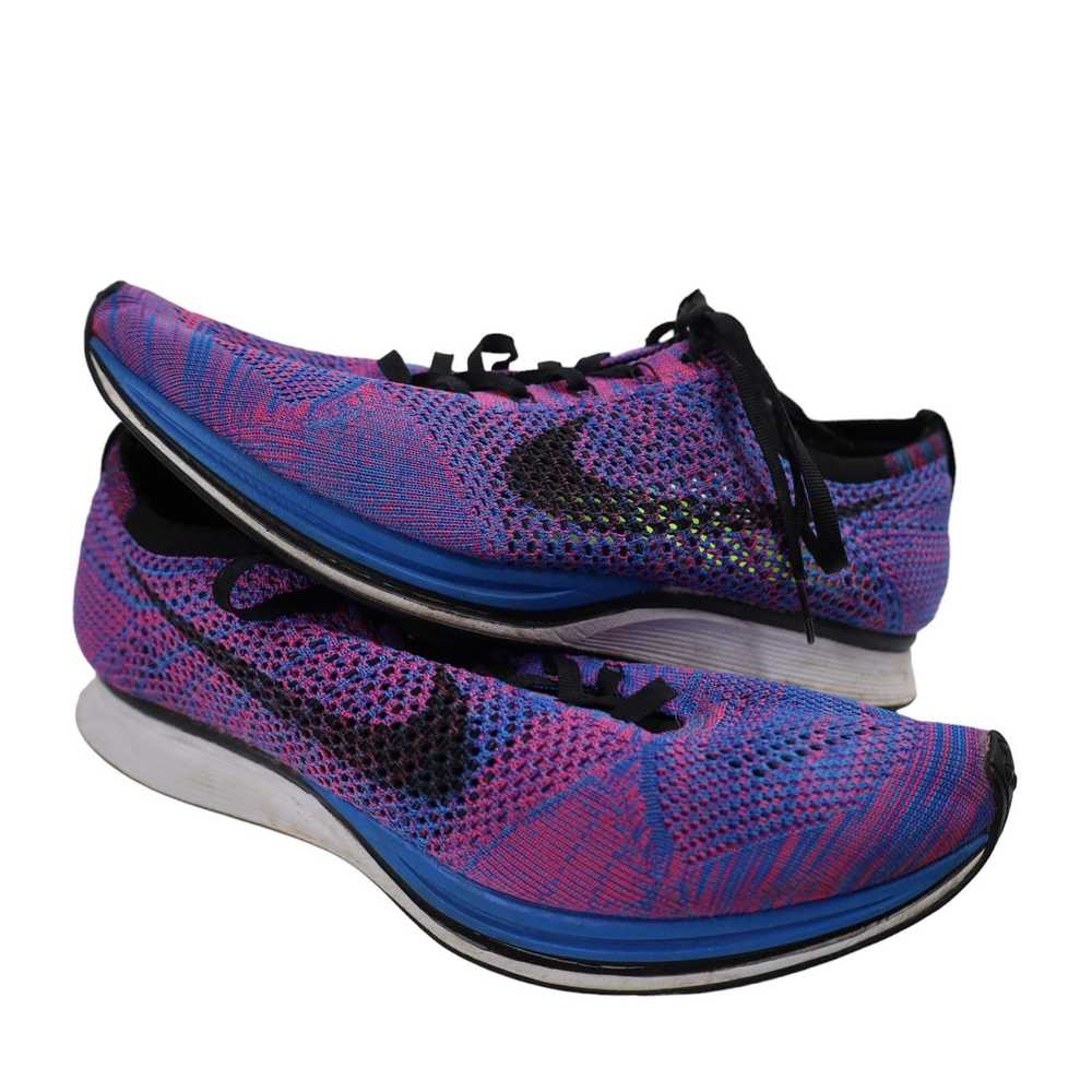 Nike Nike Flyknit Racer Indigo Running Sneakers - image 1