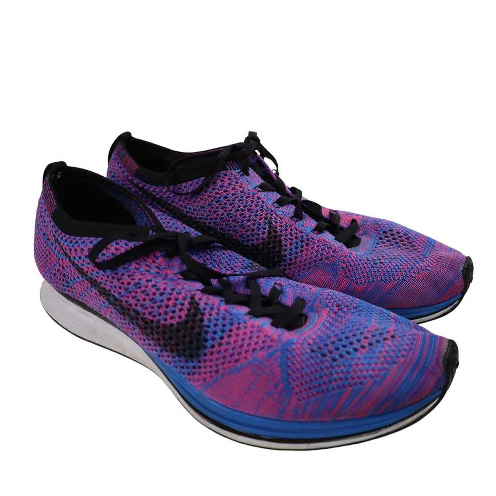 Nike Nike Flyknit Racer Indigo Running Sneakers - image 2