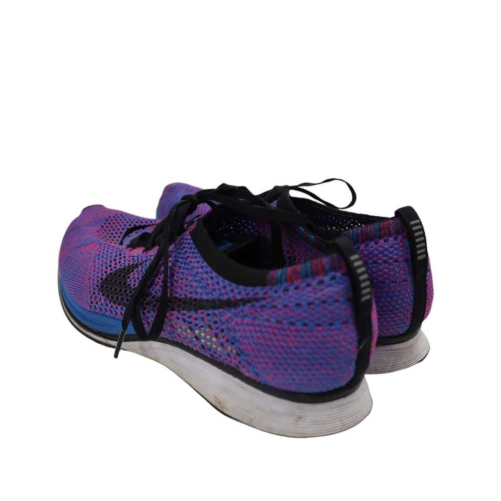 Nike Nike Flyknit Racer Indigo Running Sneakers - image 4