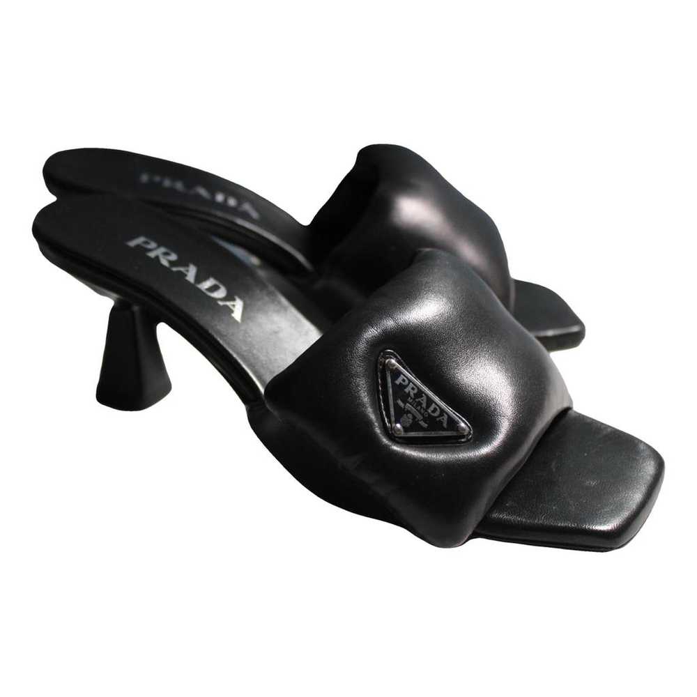 Prada Leather heels - image 1