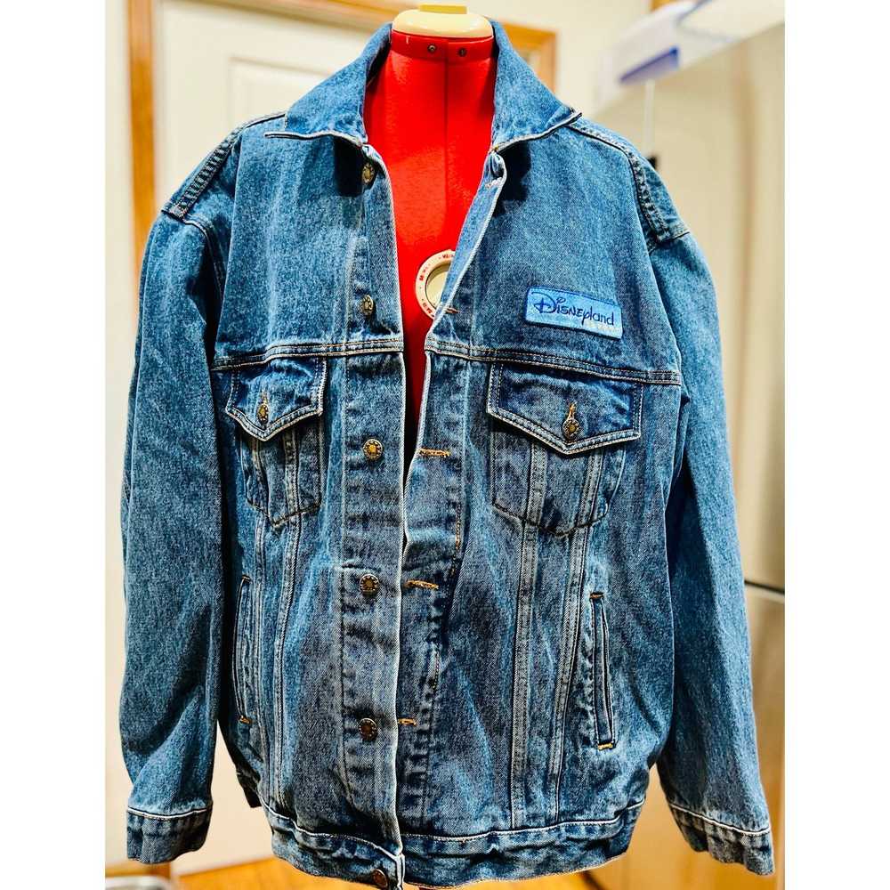 Disney Vintage Disneyland Resort heavy blue denim… - image 1