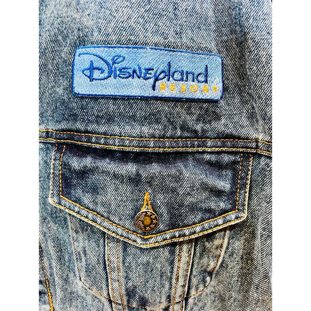 Disney Vintage Disneyland Resort heavy blue denim… - image 3