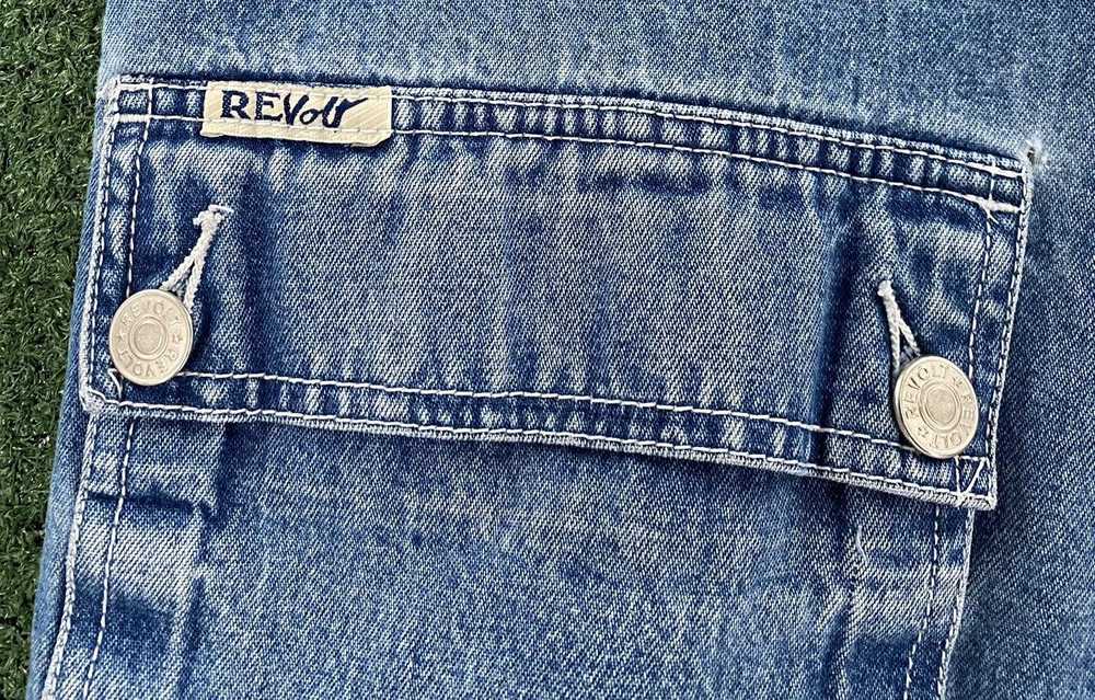 Vintage Vintage 90’s Revolt Deep Pocket Jean Shor… - image 5