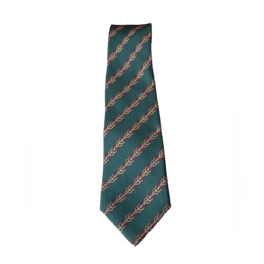 Hermes HERMÈS Silk Pattern Tie - image 2