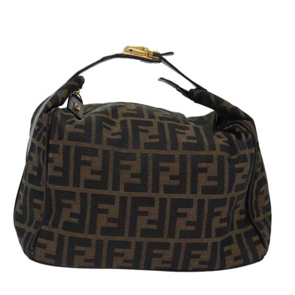 Fendi FENDI Zucca Canvas Vanity Hand Bag Brown - image 10