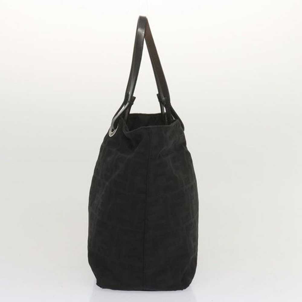 Fendi FENDI Zucca Canvas Hand Bag Black - image 4