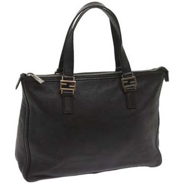 Fendi FENDI Hand Bag Leather Black