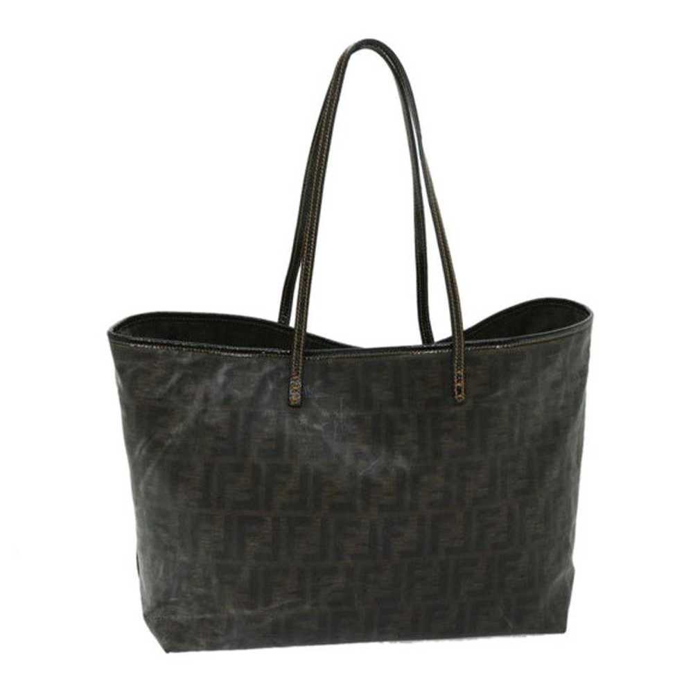 Fendi FENDI Zucca Canvas Tote Bag Brown - image 2