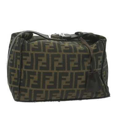 Fendi FENDI Zucca Canvas Hand Bag Brown