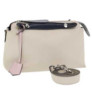 Fendi FENDI Hand Bag Leather Beige