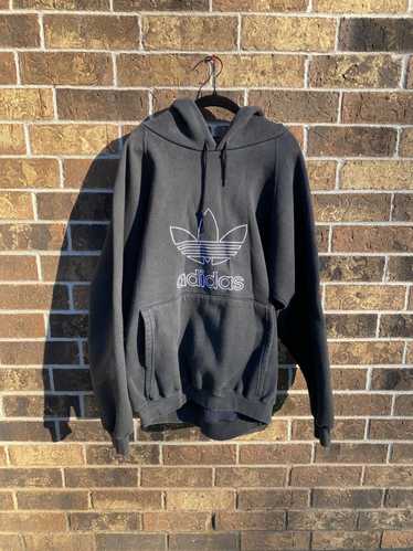 Adidas Trefoil Logo Vintage Hoodie