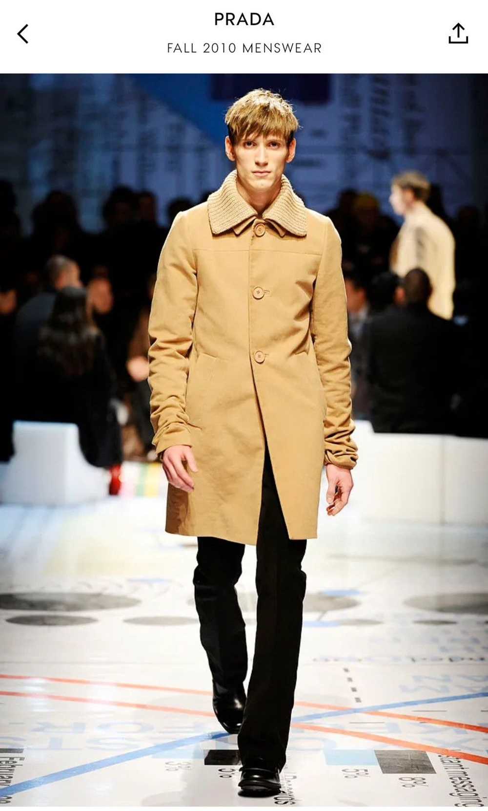 Prada Prada Mainline AW2010 Runway Moleskin Ribbe… - image 4