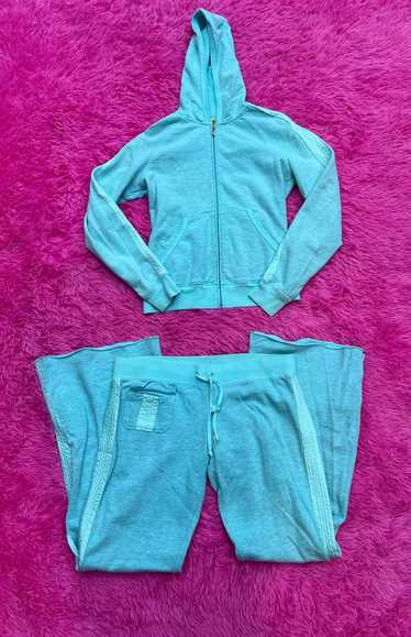 rare blue juicy couture tracksuit