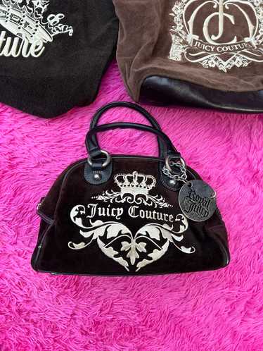 brown juicy couture brown bowler bag