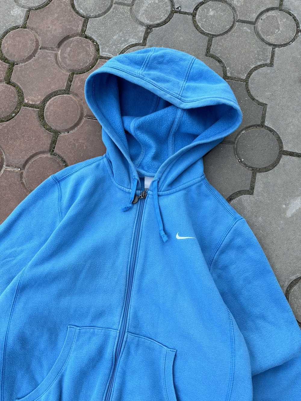 Nike × Vintage Vintage Nike Small Swoosh Zip Hood… - image 3