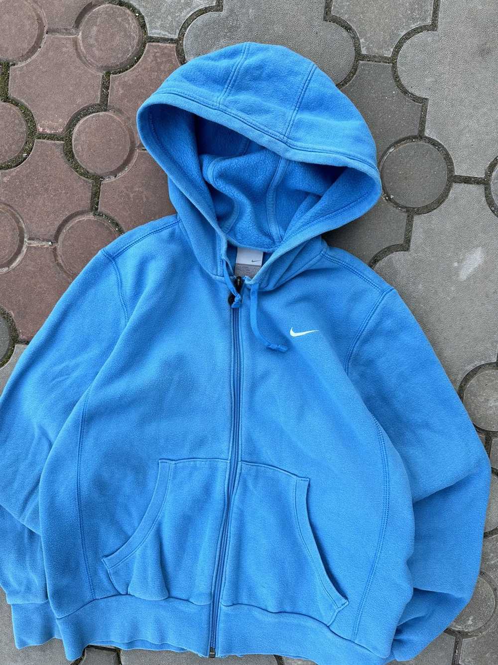 Nike × Vintage Vintage Nike Small Swoosh Zip Hood… - image 4