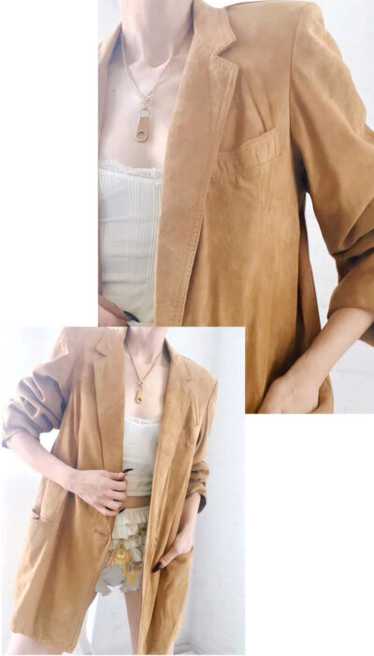 Spanish suede blazer jacket