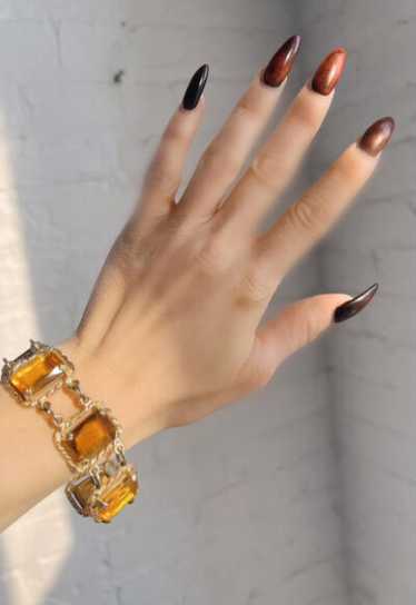 amber chunky bracelet