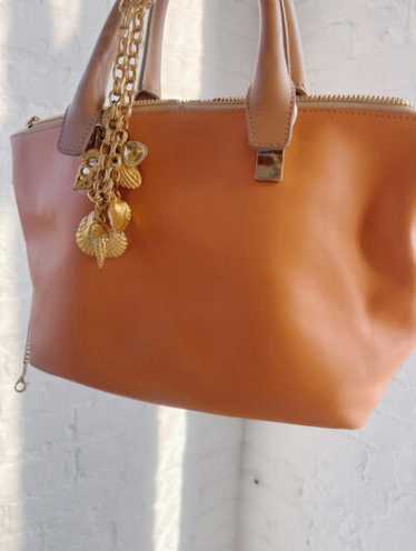 authentic Chloé Baylee two tone leather bag