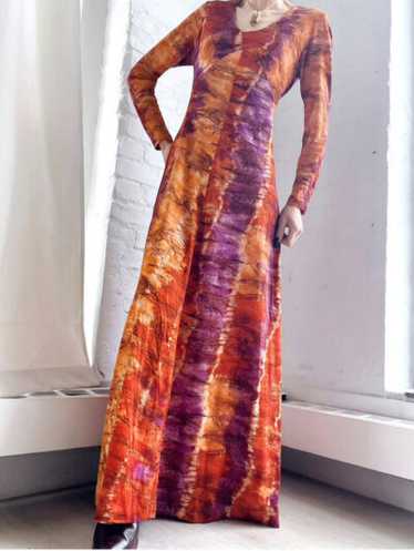 70s sunset trip maxi dress