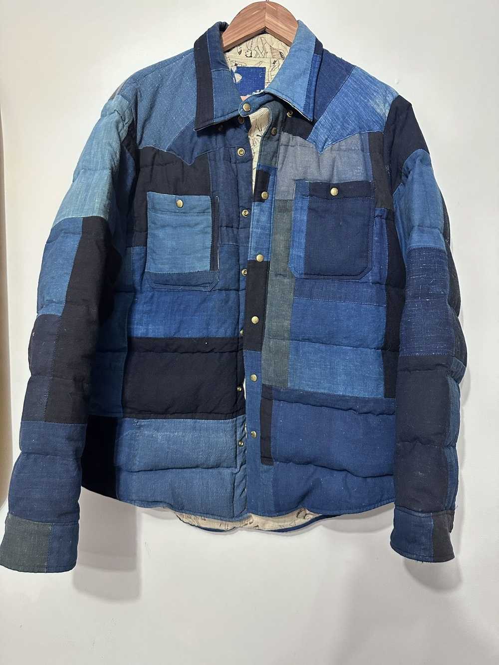 Visvim Visvim Reversible Indigo Patchwork Jacket - image 1