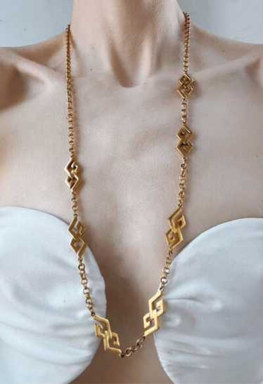 Givenchy gold plated layer necklace