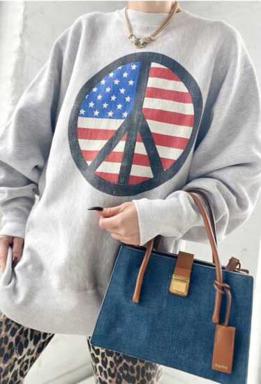 peace sweatshirt