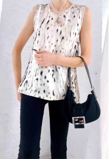 Calvin Klein Collection leopard tank