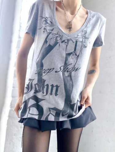 John Galliano peep show t-shirt