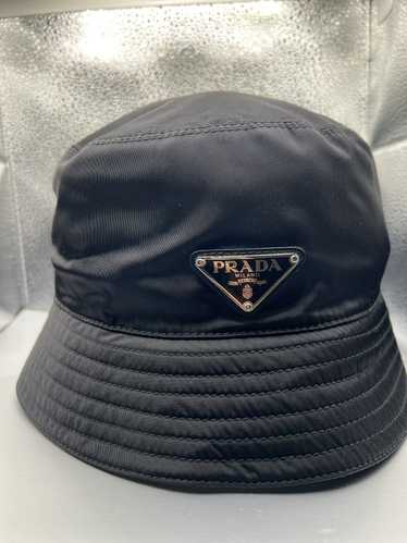 Prada Prada Re Nylon Bucket Hat Sz Medium