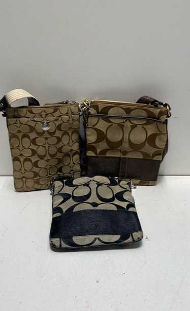 Lot of 3 Coach Crossbody Bag Multicolor-SOLD AS IS