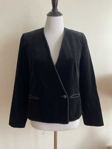 Weathervane Black Velvet Evening Blazer (Vintage 1