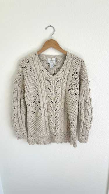 Express Vintage Handknit Popcorn Sweater (XS) |…