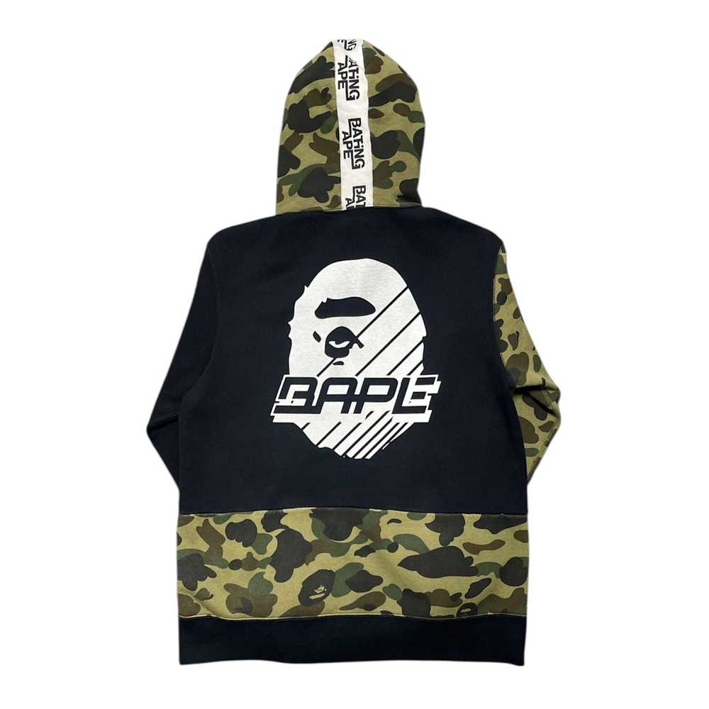 Bape Bmx Mask Zip Up Hooded Sweatshirt Black - image 2