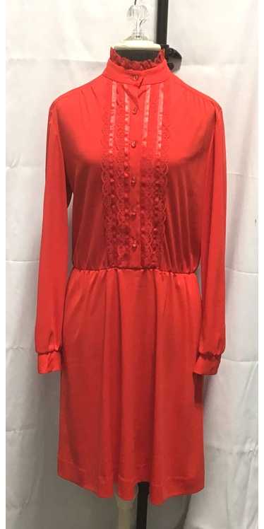 J. C. Penney Vintage JC Penney Fashions Red Blouso