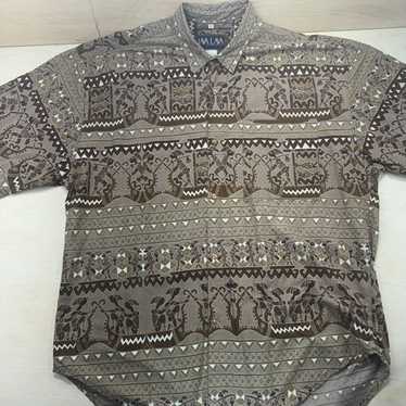 VNTG Java Lava Go With The Flow  Men's XLarge Bro… - image 1