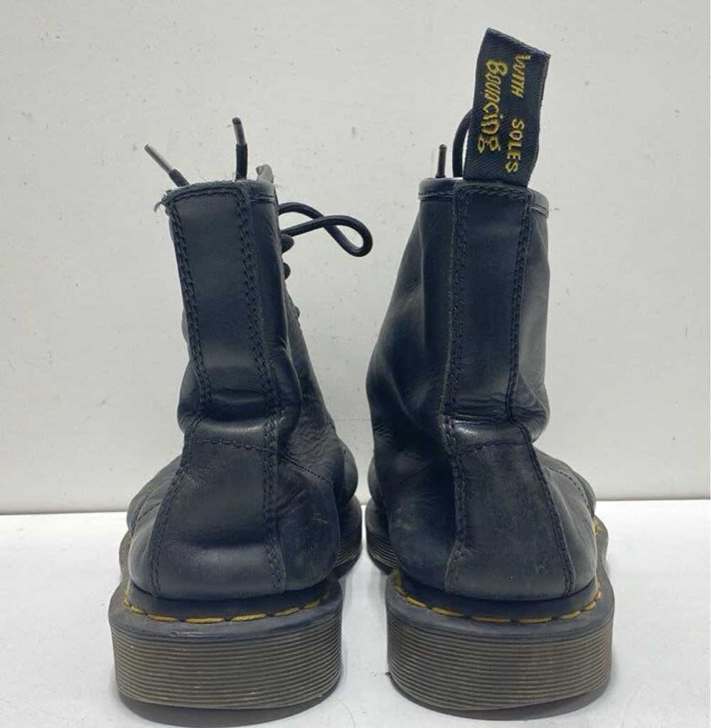 Dr. Martens Black Leather Boots Size 9 - image 3