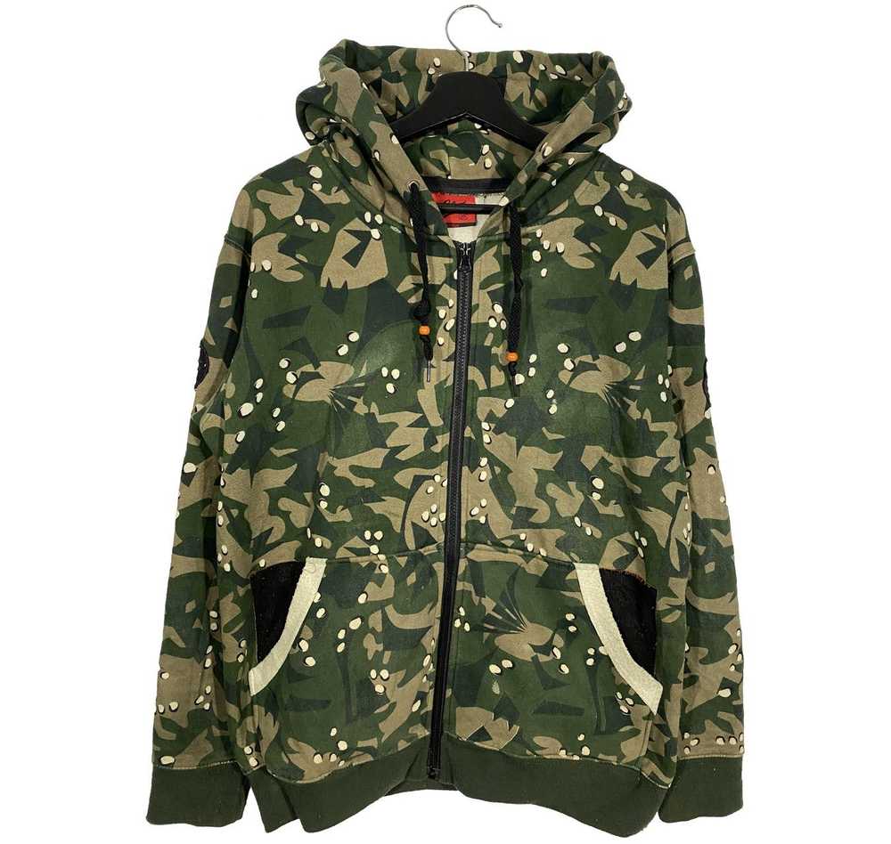 Clot Clot Apparel woodland camo full zip hoodie - image 1