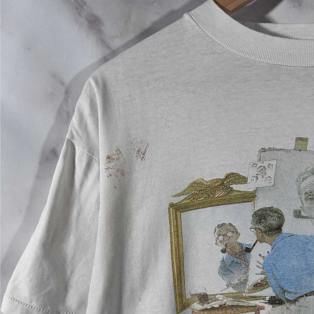 Art × Vintage Vintage 90s Norman Rockwell Triple … - image 3