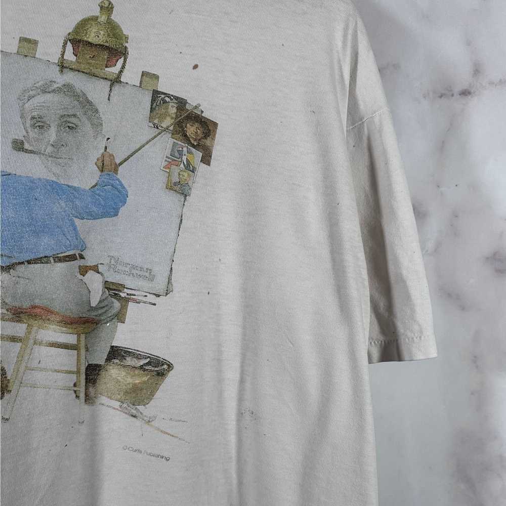 Art × Vintage Vintage 90s Norman Rockwell Triple … - image 5