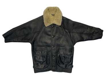 B 3 × Sheepskin Coat × Vintage 💥RARE💥 C&P Shear… - image 1