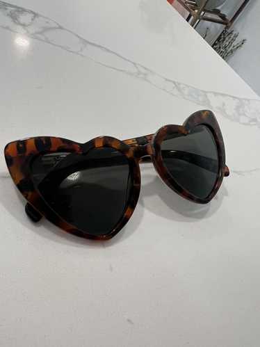 Saint Laurent Paris Tortoise hearts sunglasses