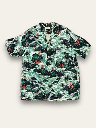 1950s penneys hawaiian rayon - Gem