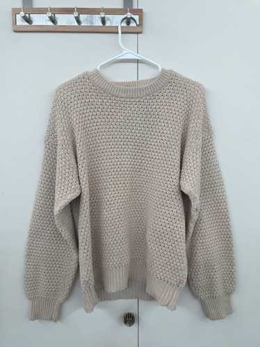 Vintage Vintage 90s Beige Knit Sweater