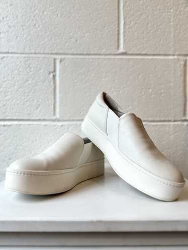 Vince leather slip-on sneakers