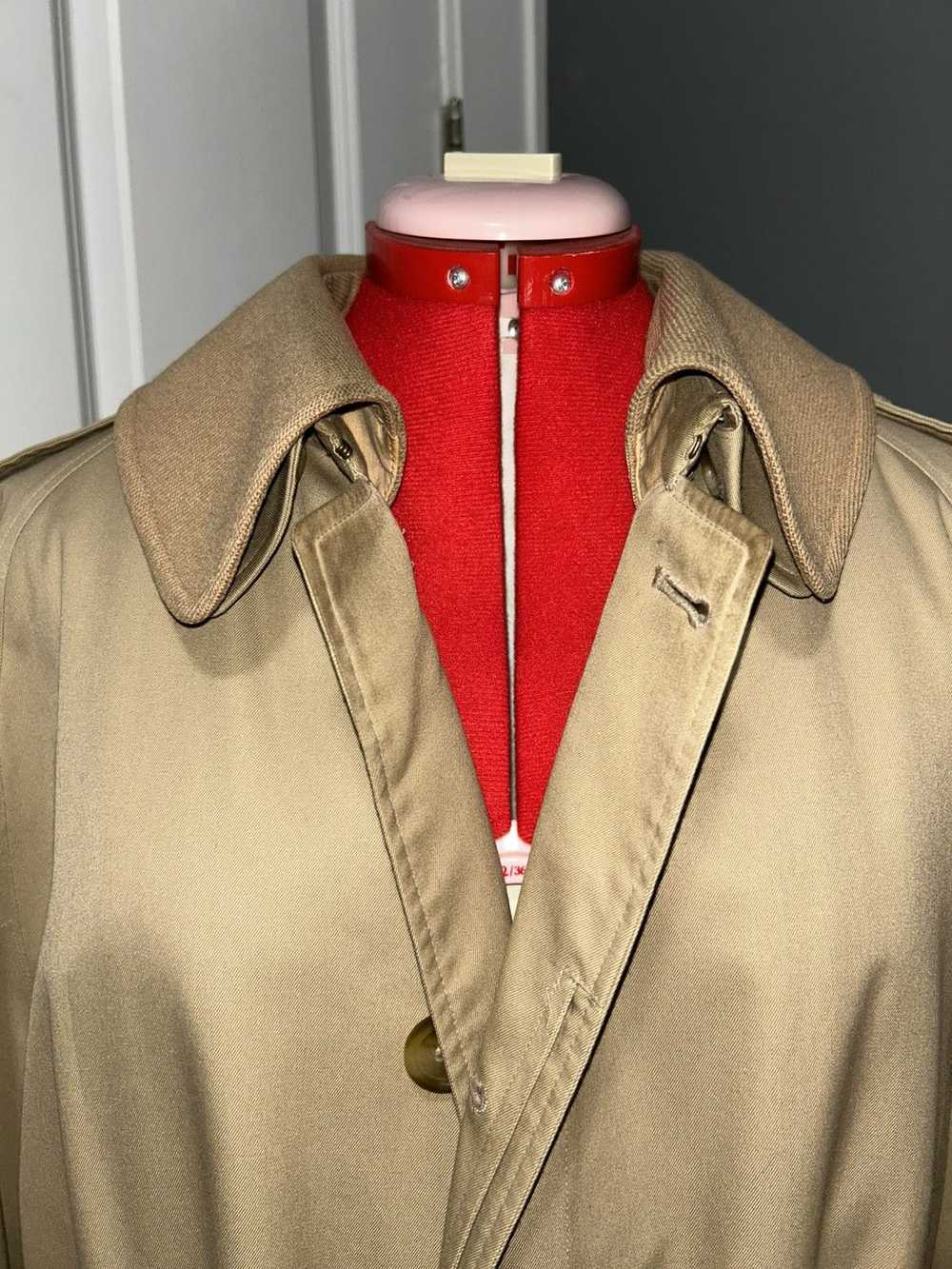 Burberry Vintage Burberry Tan Nova Check Trench C… - image 3